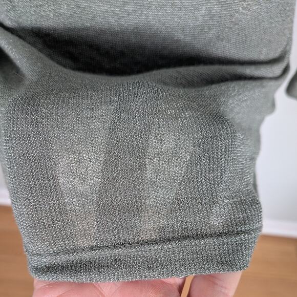 Y2K Michael Stars Babydoll Top OS M Green Twilightcore Elena Bella Sleeve - Picture 8 of 11